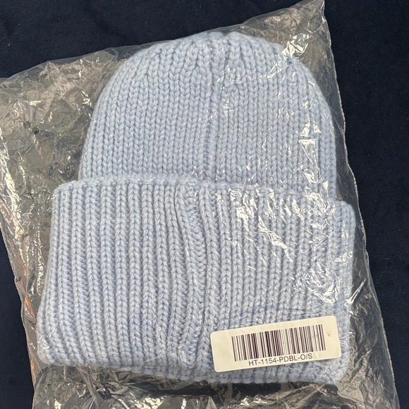 Dressed in LALA Light Blue Knit Beanie - Picture 2 of 3